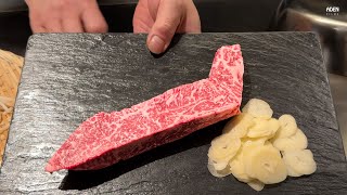 240 Kobe Beef Sirloin Steak  Food in Japan [upl. by Neo189]