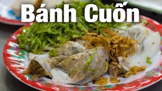 Vietnamese Banh Cuon in Saigon at Bánh Cuốn Hải Nam [upl. by Enalb]