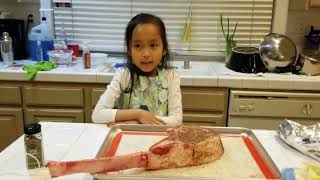 Tomahawk Steak Reverse Sear Method Recipe [upl. by Neela]