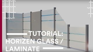 How to install the HoriZen Glass  Laminate system  Betafence [upl. by Olive]