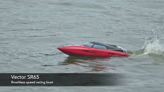 RC Boat Volantex 7925 Vector SR65 65cm 55KMh Brushless High Speed With Water Cooling System [upl. by Ikaz]