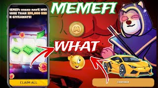 Memefi Big update 😱  Memefi Listing  memefi price 05  disturbe memefi  hicryptoearn [upl. by Arba279]