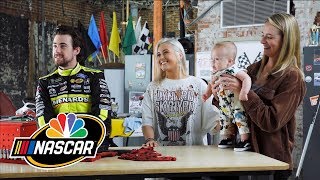 Behind the Driver Sisters stoked Ryan Blaneys passion for NASCAR  Motorsports on NBC [upl. by Berfield839]