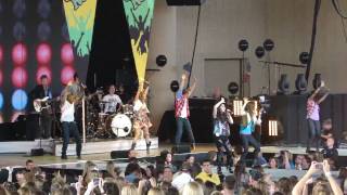 Camp rock 2 live quotwe rockquot indianapolis 080810 [upl. by Laeno]