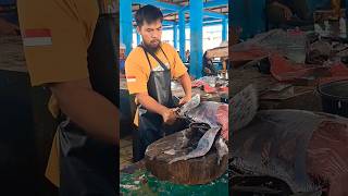 YELLOWFIN TUNA CUTTING SKILLS shorts [upl. by Annoed707]