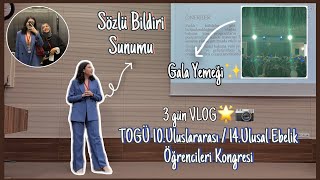 TOGÜ EBELİK ÖĞRENCİLERİ KONGRESİ  Sözlü bildiri sunumlarımız Tokat’ta bizimle 3 gün🪽🎧🌞✍🏻 [upl. by Yleme]