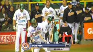 Los Mochis le sacan el juego en la novena a Hermosillo  16012014 [upl. by Ahseryt]