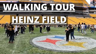 Walking Tour  Heinz Field 2022 Steelers Draft Party [upl. by Anauqes]