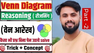 Ven diagram  वेन आरेख 2nd class  ven diagram questions by sahdev Rana sir specialist reasoning [upl. by Jochbed]