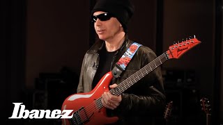 Joe Satriani discusses the features and inspiration behind his new Ibanez JS2410 Signature model [upl. by Daisi897]