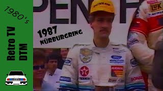 Alte DTM Nürburgring 1987  Retro TV RTL  BMW M3 Mercedes 190 Ford Sierra Turbo  Reuter Schneider [upl. by Doolittle]