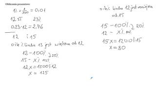 Obliczenia procentowe  lekcja [upl. by Lareneg]