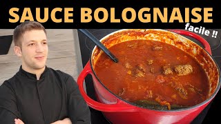 Comment faire une sauce BOLOGNAISE maison  Recette facile [upl. by Rita]