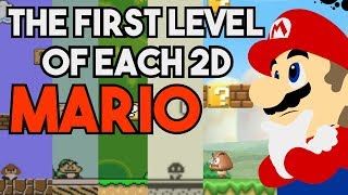 The First Level of each 2D Mario Game [upl. by Anitnahs]