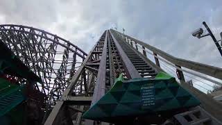 Iron Gwazi Front Row POV at Busch Gardens Tampa [upl. by Arimas352]