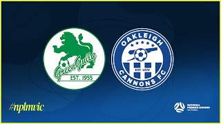 2024 NPLMVIC Round 19 Green Gully SC v Oakleigh Cannons FC [upl. by Biles]