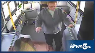 New video shows the moments passengers on a bus had to step in to steer it to safety [upl. by Andra]