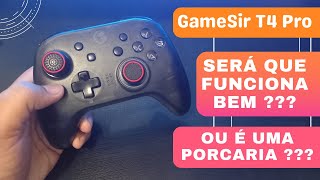 O CONTROLE BARATO QUE TODO MUNDO RECOMENDA É BOM GameSir T4 Pro [upl. by Esilegna715]