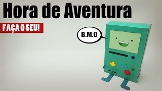 Hora de Aventura BMO Papercraft Faça o seu [upl. by Poliard8]