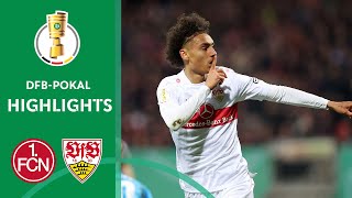 Substitution Goal Saves VfB  FC Nürnberg vs Stuttgart 01  Highlights  DFBPokal QuarterFinals [upl. by Hestia]