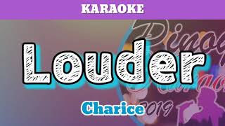 Louder by Charice Karaoke [upl. by Merla]