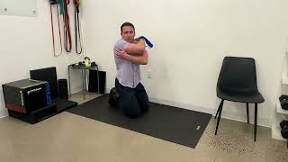 Forearm plank with band [upl. by Fagen]