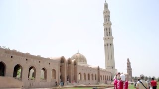 The Orient Oman Maskat  from the Sultan Qaboos Grand Mosque into the Omani desert [upl. by Lenci272]