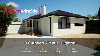 9 Cuthbert Avenue Highton  Hayeswinckle [upl. by Dercy256]