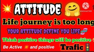 Think beautiful ❤️  things will be solved 💕  stay positive 🥰  your attitude define your life 🧬 [upl. by Brazee]