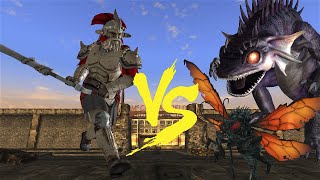 Legate Lanius vs All Legendary Creatures  Fallout New Vegas NPC Battle [upl. by Divaj511]