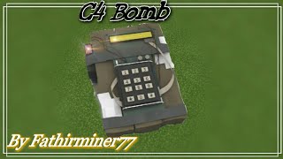 How To Make C4 Bomb In MCPE 12 [upl. by Gard]