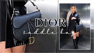 DIOR SADDLE BAG Review Im in LOVE  xomelrous [upl. by Ahsenar]