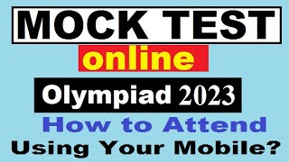 SIO88 MOCK TEST For Silverzone International Olympiad 2023 [upl. by Healion91]