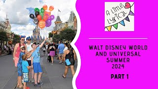 Orlando Holiday  2024  Disney World and Universal  Part 1 [upl. by Casimir]