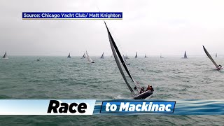 At sail for the Race to Mackinac [upl. by Eberhart]