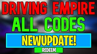 New Driving Empire Codes  Roblox Driving Empire Codes June 2024 [upl. by Malvie]