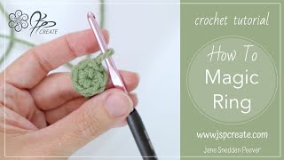 Magic Circle or Magic Ring  MR  1 Minute Crochet 17 [upl. by Allbee]