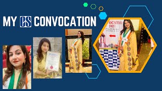 ICSI Convocation day🎓Convocated🔥cs icsi companysecretary csritugoel [upl. by Aivatahs]