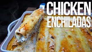 The Best Chicken Enchiladas  SAM THE COOKING GUY 4K [upl. by Colwen]