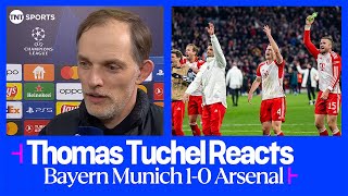 quotITS A JOY TO WATCH ARSENALquot 👏  Thomas Tuchel  Bayern Munich 10 Arsenal  UEFA Champions League [upl. by Aynosal219]