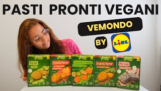 Assaggio 5 PASTI PRONTI VEGANI Vemondo di LIDL [upl. by Amsirac]