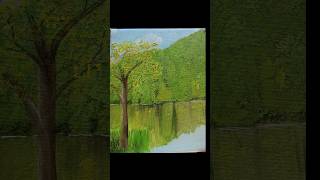 Acrylic landscape painting ll landscape art [upl. by Ainos]