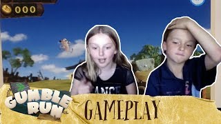 GAMEPLAY Kids Play amp React to Gumble Run  Part 2  Bottersnikes and Gumbles [upl. by Nickola]