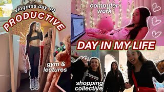 PRODUCTIVE DAY IN MY LIFE AT COLLEGE  Vlogmas Day 10 [upl. by Neelhtakyram423]