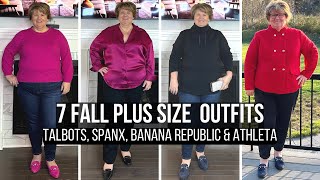 Stay Fashionable this Fall 7 Plus Size Outfits for Women over 50 [upl. by Ecirtra]