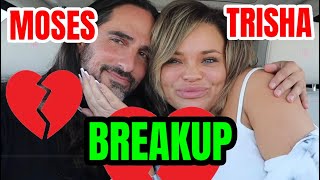 TRISHA PAYTAS amp MOSES HACMON BREAKUP OVER EX GIRLFRIEND DRAMA [upl. by Ponton]