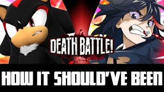 How Shadow VS Ryuko Matoi DEATH BATTLE Shouldve Been [upl. by Geraldina]