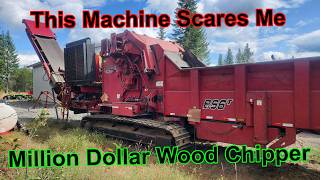 800 Horsepower C18 in a Million  Wood Chipper has serious engine problems [upl. by Tammara]