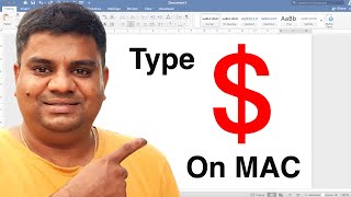 How To Type Dollar Sign On MAC MacBook Air  Pro [upl. by Waters]