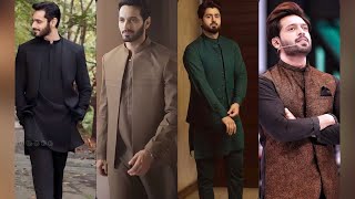 New Men Kurtashalwar kameez design with waistcoat 2024  Gents Shalwar kameez  waistcoat styles [upl. by Neemsaj]